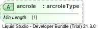 XSD Diagram of arcrole