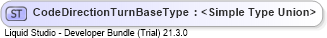 XSD Diagram of CodeDirectionTurnBaseType