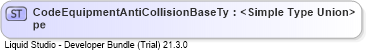 XSD Diagram of CodeEquipmentAntiCollisionBaseType