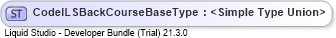 XSD Diagram of CodeILSBackCourseBaseType