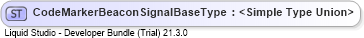 XSD Diagram of CodeMarkerBeaconSignalBaseType