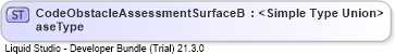 XSD Diagram of CodeObstacleAssessmentSurfaceBaseType