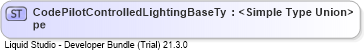 XSD Diagram of CodePilotControlledLightingBaseType