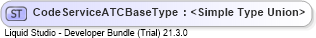 XSD Diagram of CodeServiceATCBaseType