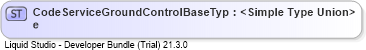 XSD Diagram of CodeServiceGroundControlBaseType