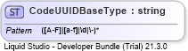 XSD Diagram of CodeUUIDBaseType