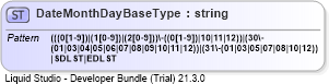 XSD Diagram of DateMonthDayBaseType