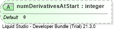 XSD Diagram of numDerivativesAtStart