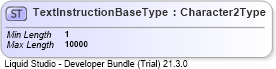 XSD Diagram of TextInstructionBaseType