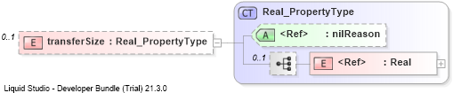 XSD Diagram of transferSize