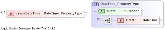 XSD Diagram of usageDateTime