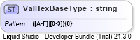 XSD Diagram of ValHexBaseType